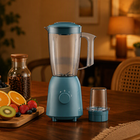 Blender électrique pour usage domestique avec pot en PC incassable de 1,5 L et bouton de commande à 3 vitesses variables