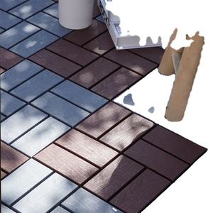 Carreaux de sol à emboîtement en plastique pour balcon extérieur en PP étanche, portables et bon marché, antidérapants - Product Image 5