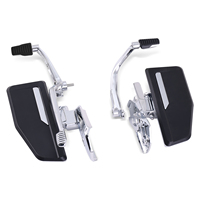 Kit de marchepieds Omni Driver avec levier de frein pour Honda Gold Wing GL1800 2018-2024, marchepieds noirs pour bagger