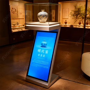 Écran LED dynamique autoportant en aluminium P1.53 P1.86 480x960mm avec contrôle par application, vitrine LED en forme de Z avec écran LED - Product Image 5