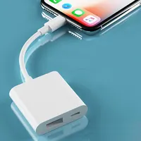 Uslion — adaptateur USB OTG Lightning pour iPhone, iPad iOS13, câble de Charge Hub, jusqu'à 500mAh, clé Flash, clavier, souris