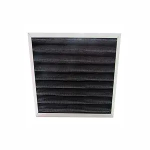 Odor Removing F8 Activated Carbon Air Filter With GI Frame Multi Function Carbon Air Filter For Greenhouse