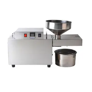 S8/S10 comercial/uso doméstico máquina de prensa de aceite automática/máquina de prensado físico Extractor de aceite frío/caliente Industrial 10-15 Kg/h