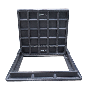 하이 퀄리티 맞춤형 스퀘어 SMC 맨홀 커버 밀폐 하수구 EN 124 도로 제품 - Product Image 4