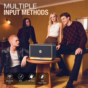 W-KING H330 Đầu Ra 120W Khối Lượng Cao Retro Xách Tay Máy Tính Để Bàn Retro Bluetooth Loa Với RGB Ánh Sáng Và Pin Lớn - Product Image 2