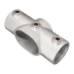 Sistema de barandilla y barandilla de <span class=keywords><strong>Hulk</strong></span>, Conector de abrazadera de tubo, llave galvanizada, abrazadera de tubo, accesorios de pasamanos de seguridad - Product Image 6