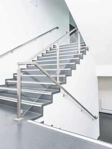 Ringhiera <span class=keywords><strong>in</strong></span> <span class=keywords><strong>Vetro</strong></span> per Veranda, Progetto per Hotel e Uffici, Design di Sicurezza, Balaustra per Terrazza Esterna e Scale - Product Image 5
