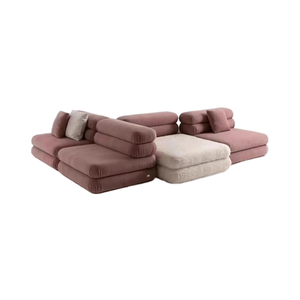 <span class=keywords><strong>Canapé</strong></span> modulaire moderne de forme carrée en <span class=keywords><strong>tissu</strong></span> rembourré avec éponge pour hôtels, salons, villas, meilleur choix pour les designers d'intérieur - Product Image 1