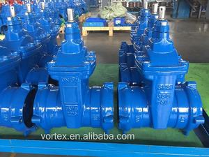 Doppelsteckverbinder-Absperrschieber mit elastischem Sitz für HDPE-Rohre - Product Image 2