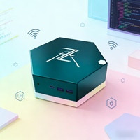 Mini PC Host para Taller de Tejido de Bambú: Gestión de Diseños, Vista Previa de Patrones y Referencia de Diseño para Manualidades con Pantalla Clara