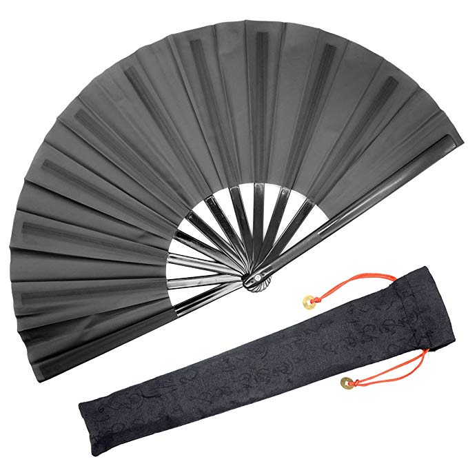 Fashional personalized custom foldable folding Kongfu hand fan bamboo hand fan