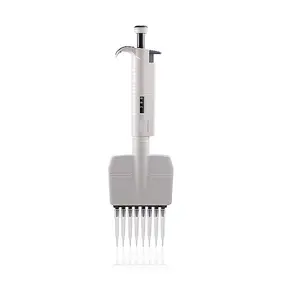 Pipeta mecânica ajustável com volume, pipeta autoclavável de canal único e multi canais, micro pipette