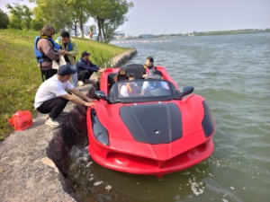 Embarcación Eléctrica <span class=keywords><strong>de</strong></span> Baja Velocidad <span class=keywords><strong>de</strong></span> 4.7m (15.4 pies) para Diversión Acuática, Parques Temáticos, Pesca Familiar, Surf, <span class=keywords><strong>Alquiler</strong></span> y Uso Comercial - Product Image 2