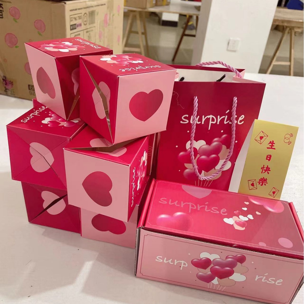 Rose amour joyeux anniversaire