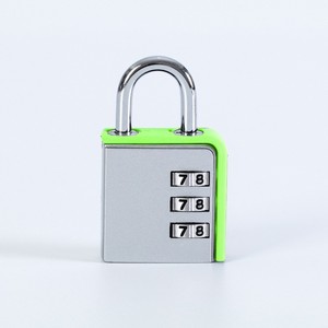 Combination Pad <b>Lock</b> Zinc Alloy Rectangular 4.7mm Shackle Backpack <b>Suitcase</b> Locker Door Cabinet Toolbox Use - Product Image 3