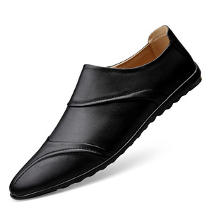 Chaussures décontractées en cuir de vachette respirantes et inodores de qualité supérieure pour hommes 2026 |   Chaussures en cuir à semelle souple pour homme - Product Image 5
