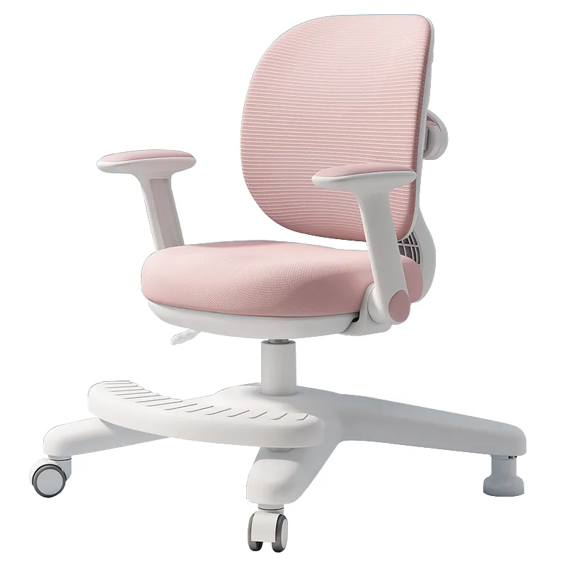 Chaise d'apprentissage ergonomique réglable en hauteur pour étudiants, chaise à dossier en maille, chaise rotative pour enfants