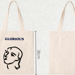 Tùy chỉnh trống chất lượng cao gấp Canvas Tote <span class=keywords><strong>Bag</strong></span> với dây kéo đóng cửa nghệ thuật in cho hàng tạp hóa mua sắm - Product Image 4