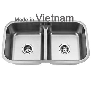 อ่างล้างจานสแตนเลส, อ่างล้างจานแบบดึง, อ่างล้างจานแบบกด ผลิตในเวียดนาม สไตล์อเมริกัน สำหรับโครงการเชิงพาณิชย์ ใช้รุ่น 2318, 2718, 3018, 3118, 3218 - Product Image 3