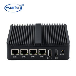 Pequeño 12th 4 Intel 2,5G LAN Industrial Mini PC N100 J6426 Computadora sin ventilador para Firewall/Liunx/Pfsense/Ubutun/Opense - Product Image 1