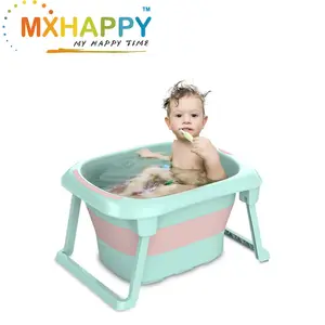 Groothandel bab bad-MH147 PP+TPE Folding Baby Bath Tub, Cat and Dog Bath Tubs, Pet Plastic Bath Tubs Bath Accessories