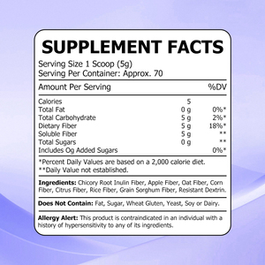 Hot Sale Prebiotic Supplement Powder with Total Fat Maintains a Healthy Weight Controls Hunger and Cravings Powder - Product Image 2