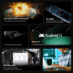 แว่นตาจอแสดงผลอัจฉริยะ AIR3 3 AR <span class=keywords><strong>VR</strong></span> Ai กล้อง16MP เสมือนจริงเพิ่มความเป็นจริงกล้องสนทนาลึกผู้ช่วยหน้าจอ1080P - Product Image 5