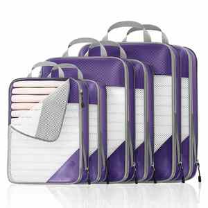 Cubos de Compresión para Empacar, Accesorios de Viaje, Organizadores de Equipaje Expandibles - Product Image 2