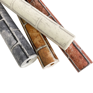 กระเบื้องบุผนังลาย<span class=keywords><strong>อิฐ</strong></span>เหมือนจริงวอลล์เปเปอร์ร้านอาหาร<span class=keywords><strong>ร้าน</strong></span><span class=keywords><strong>ตัดผม</strong></span>ร้านกาแฟวอลเปเปอร์ตกแต่งผนังและภายใน - Product Image 1