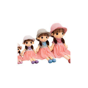 Muñeca de Trapo Dulce para Niñas, Juguete de Peluche con Sombrero de Paja, Almohada de Peluche para Niña Pequeña, Regalo de Cumpleaños - Product Image 6