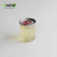 202 #   Canette de boisson gazeuse transparente en plastique PET de 150 ml (5 oz) vide avec ouverture facile