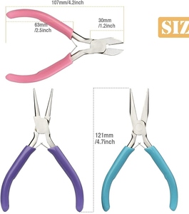 كماشة صغيرة بتخفيضات كبيرة تشكيلة من كماشات طويلة للأنف مجوهرات تجميع تجهيز ومجموعات صنع المجوهرات مجموعة من الأدوات اليدوية لمستلزمات هوايات الأعمال اليدوية - Product Image 2