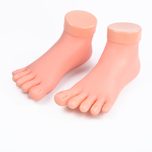 Kit d'outils de présentation souple pour l'entraînement au nail art, modèle de pied d'entraînement pour salon de manucure et pédicure, mannequin articulé, ensemble de faux pieds - Product Image 5