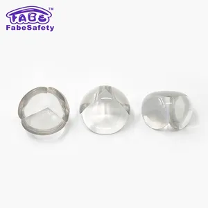 EN71-3 approuvé fabricant PVC L forme ronde transparente bébé garde de coin de sécurité 9085