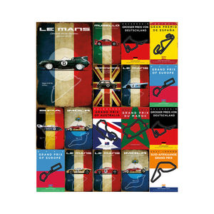 Placa Metálica Decorativa Moderna con Diseño de Pista de Carreras F1, Bañada en Oro, para Bar, Garaje, <span class=keywords><strong>Club</strong></span>, Cuarto de Hombre, Decoración de Pared para el Hogar - Product Image 3