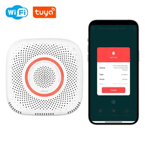 Heiman Tuya 스마트 WiFi 가연성 가스 누출 감지기 홈 보안 시스템 용 lpg 가스 감지기 경보