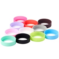 OKSILICONE 6cm manchon de bouteille en Silicone résistant à la chaleur manchon de tasse à café antidérapant porte-gobelet en verre couvercle de bouteille