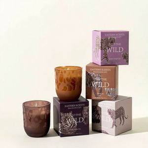 Matte Gradient Glass Cup Soy Wax Long Lasting Fragrance Scent Candle Bedroom Living Room Relax Home <b>Table</b> <b>Decor</b> - Product Image 3