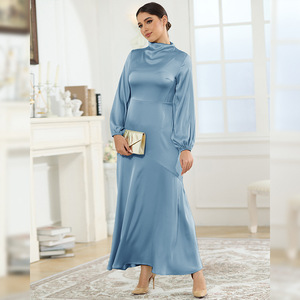 Abaya de Gros Dubaï 2024 Robe Pudique Musulmane Longue Verte Élégante pour Femme - Product Image 4