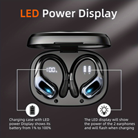 Headset Nirkabel BX27 Baru BT5.4, Earbuds TWS Anti Air, Gaming In-ear, dengan Case Pengisian Daya LED
