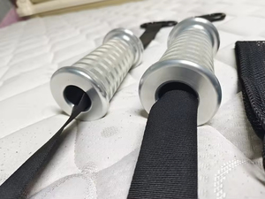 Agarraderas de Aluminio y Nailon de Alta Resistencia <span class=keywords><strong>para</strong></span> Bíceps y Tríceps, Accesorios <span class=keywords><strong>para</strong></span> Máquinas de Gimnasio con Agarre Ergonómico Antideslizante - Product Image 5