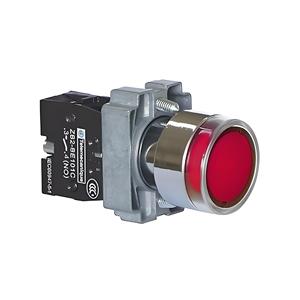 Interruptor de Botón <span class=keywords><strong>Pulsador</strong></span> Original <span class=keywords><strong>Schneider</strong></span> XB2BA21C, Cabeza Plana de 22 mm, 1NO, Negro, de Plástico, para Gabinete de Control Eléctrico - Product Image 4