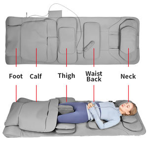 Materasso per Massaggio Completo del Corpo con Compressione d'Aria Personalizzato OEM con Riscaldamento Bluetooth Pieghevole Portatile per Terapia Fisica Domestica - Product Image 2