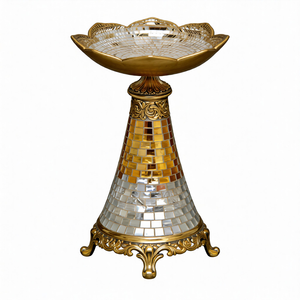 Support de bougie en laiton antique usiné sur mesure par CNC pour la décoration intérieure, provenant du Guangdong - Product Image 2