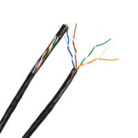Cable Ethernet Gigabit Cat5e UTP de Alta Velocidad, 24AWG, Sólido, 4 Pares, 100MHz, Revestimiento de PVC, para Interiores, 305m, Caja, Red LAN para Hogar y Oficina