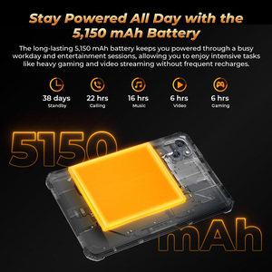 Oukitel rt3 Pro gồ ghề máy tính bảng 8 "HD hiển thị 5150mAh Pin máy tính bảng, <span class=keywords><strong>Android</strong></span> 14 16MP chính máy ảnh IP68 & ip69k - Product Image 6