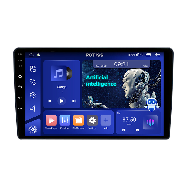Android Large-Screen Car Entertainment System 9-inch 10-inch Navigation Display for Connectivity CarPlay Support Rearview