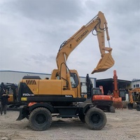 Excavadoras de Ruedas Usadas en Buen Estado, Hyundai R150w-7 150w-9s, Excavadora de Ruedas de Segunda Mano, Hyundai 150 Original