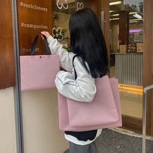 Большие небольшие нетканые продуктовые пакеты с логотипами, сверхпрочные ламинированные полипропиленовые нетканые сумки, экологически чистые многоразовые сумки для покупок - Product Image 6