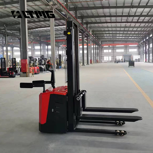 Carregamento LTMG 1500KG Caminhão De Paletes Tipo Estante Empilhador De Paletes Elétrico Portátil Empilhador De Paletes Elétrico - Product Image 5